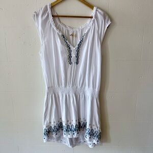 Hollister Boho longline Embroidered Top